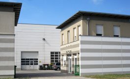 Containerheizung Infrapower Headquarter Wien Shop und Lager